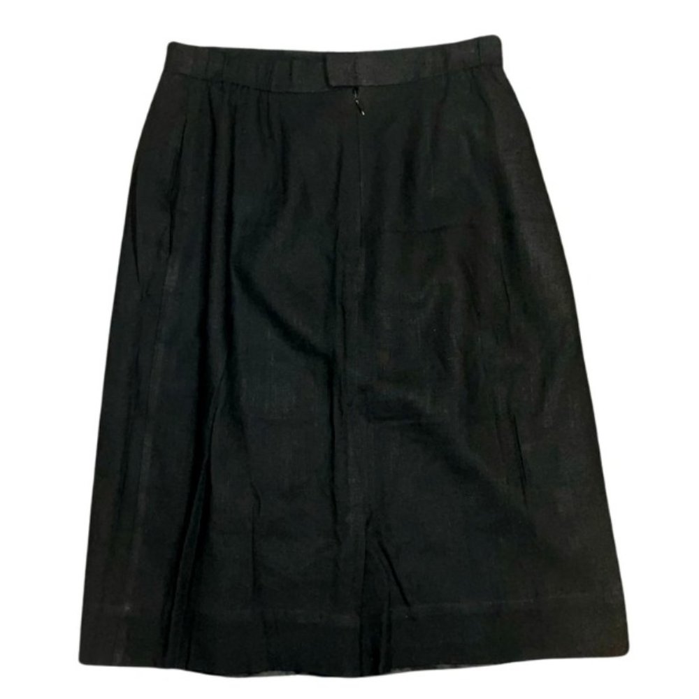 David Brooks , Black, Size 8 skirt. Polyester, vintage